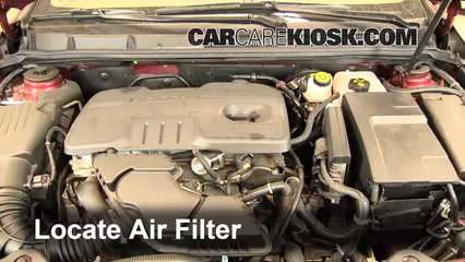 2011 Buick LaCrosse CX 2.4L 4 Cyl. Air Filter (Engine) Replace